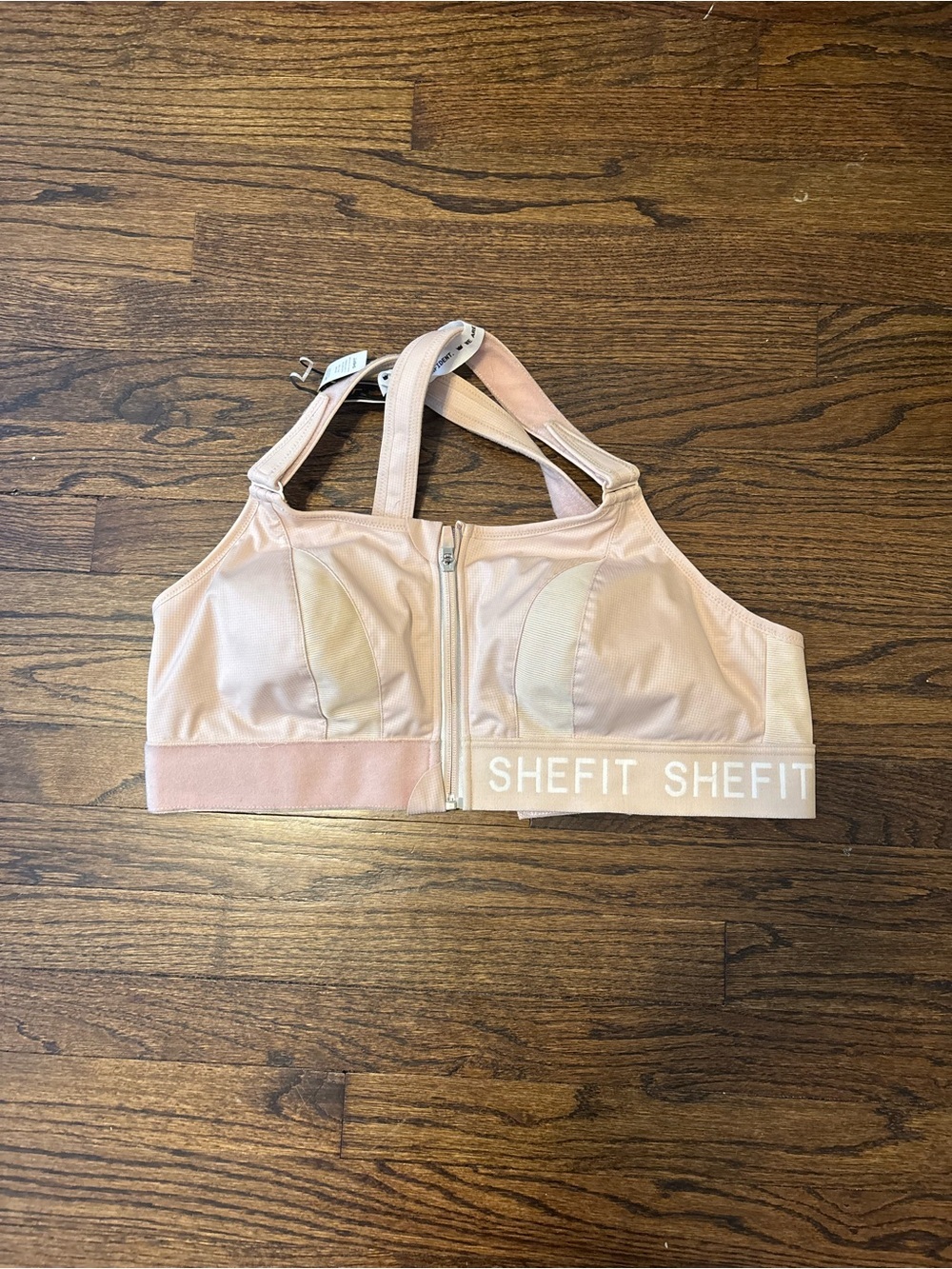 SheFit 2Luxe Front Zip Adjustable Sports Bra
